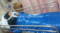  بالصور: الشرطة تعتدي على السيدة "ميسّر علي عيوطي أبو دين" من مدينة يافا 